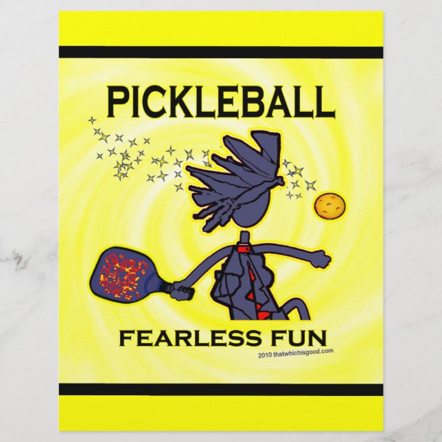 Pickleball Fearless Fun Flyer (Vorne)