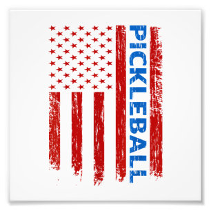 Pickleball-Flagge - Paddleball Pickleball Am spiel Fotodruck