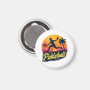 Pickleball Forever Sonnenuntergang Magnet