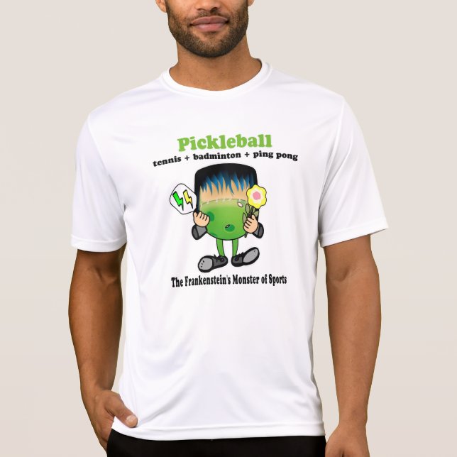 Pickleball - Frankensteins Monster des Sports T-Shirt (Vorderseite)