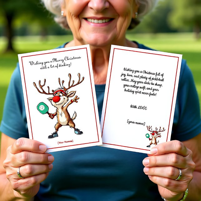 Pickleball 🎄 Frohe Weihnachten, Sondertext (Pickleball🎄 Merry Christmas, custom text)