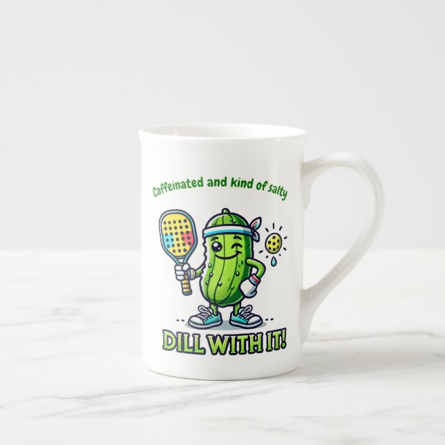 Pickleball Funny Coffee Mug Drinkware Kitchen Prozellantasse (Rechts)