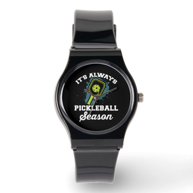 Pickleball Funny Pickleball Geschenke Armbanduhr (Vorderseite)