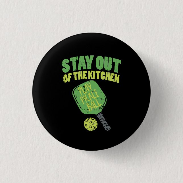 Pickleball Funny Pickleball Geschenke Button (Vorderseite)