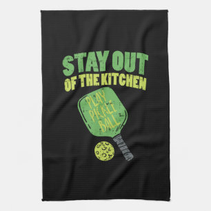 Pickleball Funny Pickleball Geschenke Geschirrtuch