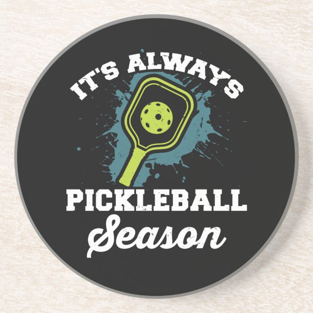 Pickleball Funny Pickleball Geschenke Getränkeuntersetzer (Vorne)