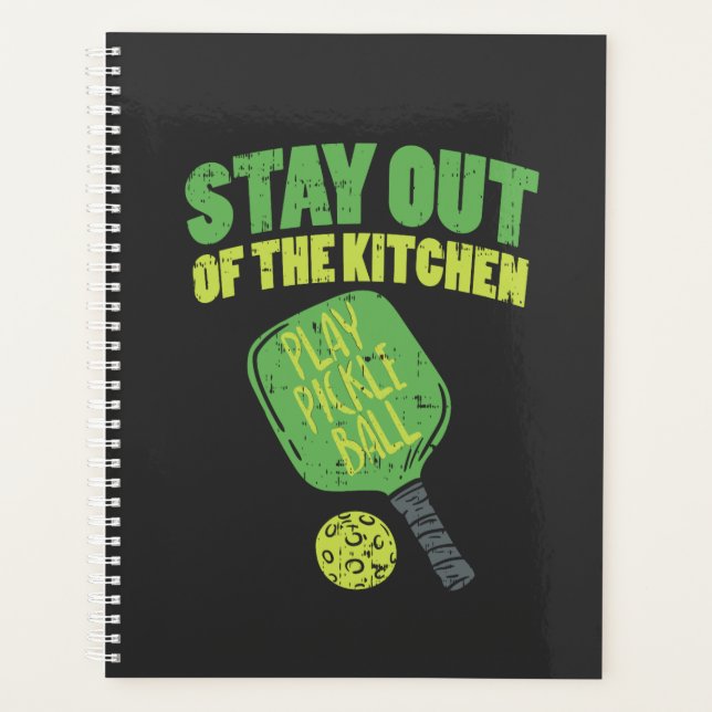 Pickleball Funny Pickleball Geschenke Planer (Vorderseite)