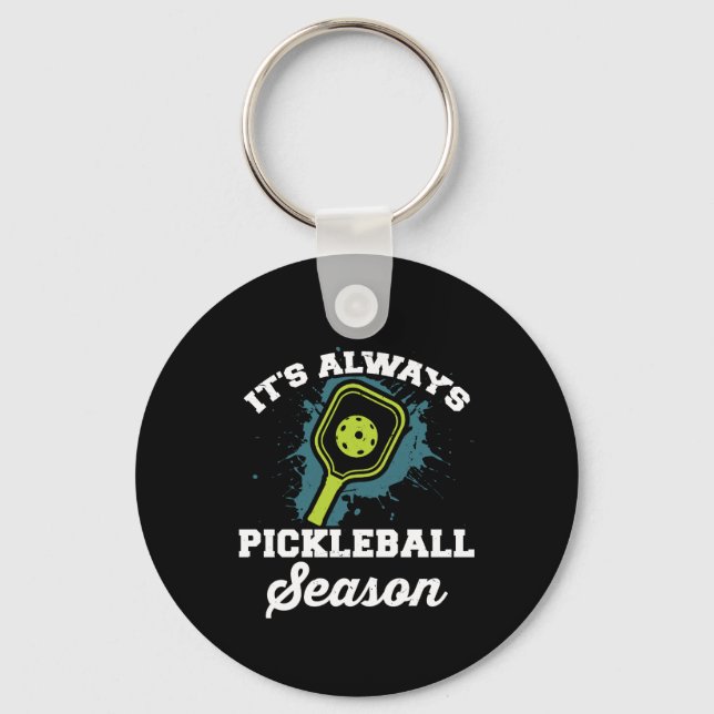 Pickleball Funny Pickleball Geschenke Schlüsselanhänger (Vorderseite)