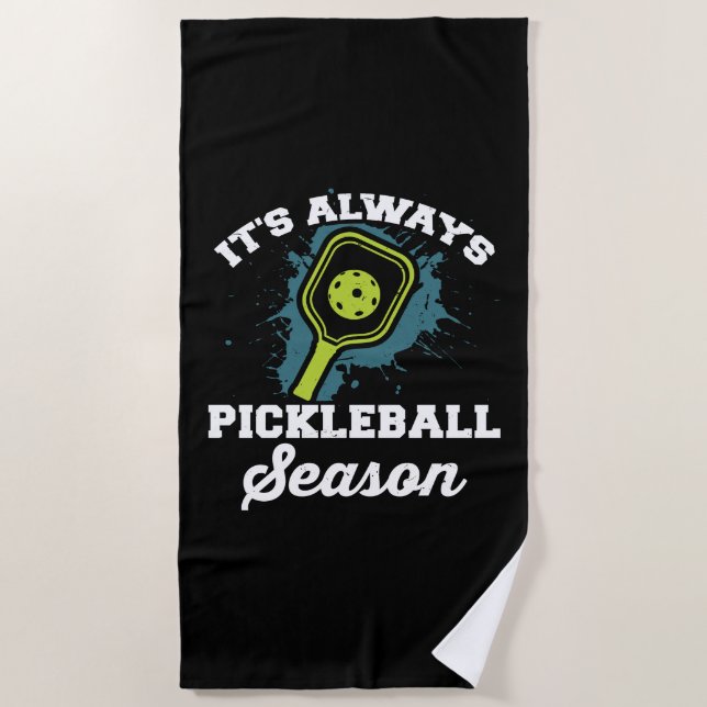 Pickleball Funny Pickleball Geschenke Strandtuch (Vorderseite)