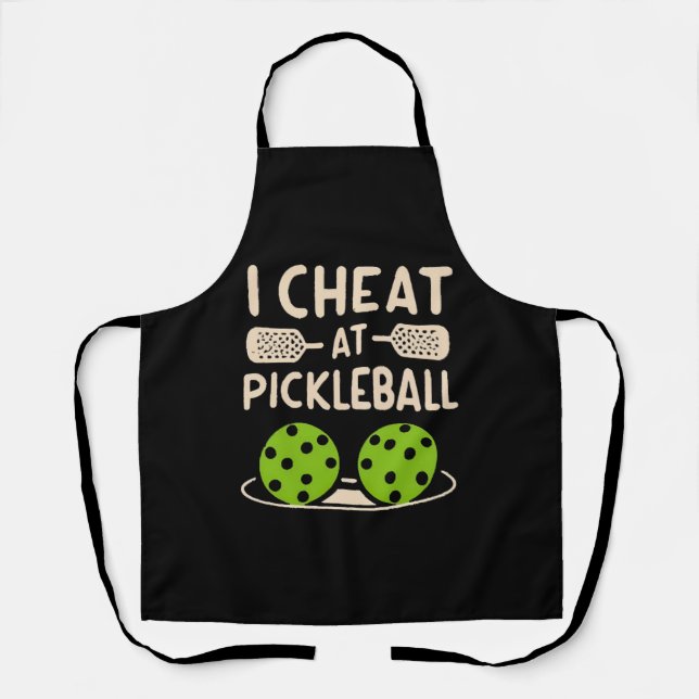 Pickleball Funny Schürze (Vorderseite)