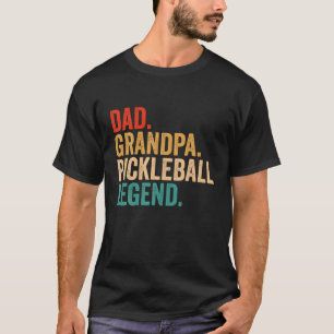 Pickleball Funny Vater Grandpa Legend Vintager Vat T-Shirt