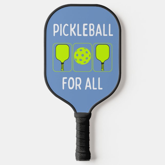 Pickleball für alle Paddeln und Ball Gelb Schläger (Vorderseite)