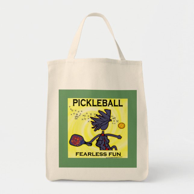 Pickleball furchtloser Spaß Tragetasche (Vorne)