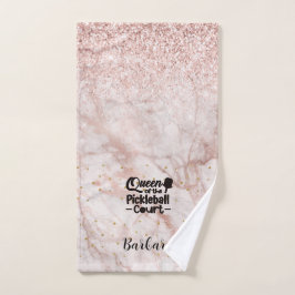 PIckleball Gal Queen of the Court Handtuch