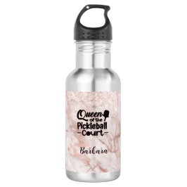 PIckleball Gal Queen vom Gericht Edelstahlflasche