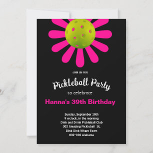 Pickleball Geburtstag Niedliche Einladung + UAWG