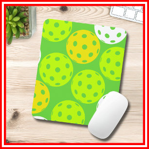Pickleball Geburtstagsparty Niedlicher Grüner Spor Mousepad