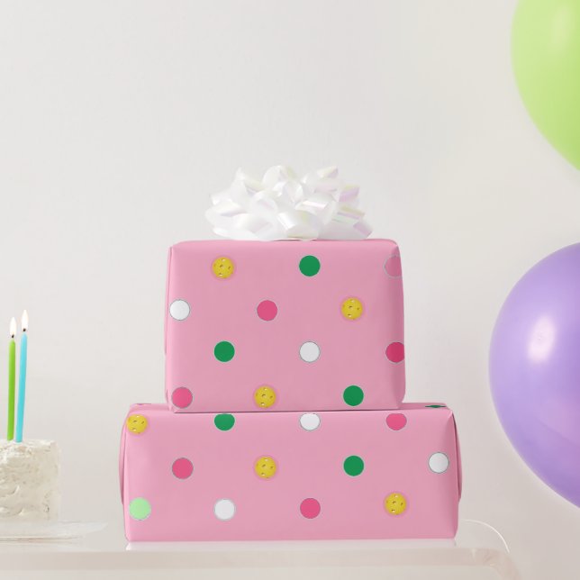 Pickleball-Geschenk Geschenkpapier (Partygeschenke)