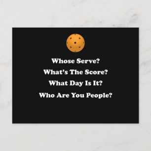 Pickleball-Geschenk Postkarte