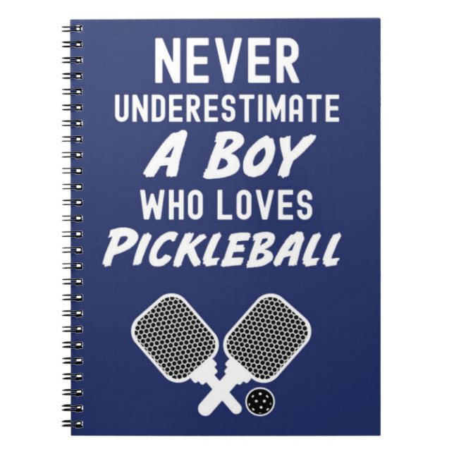 Pickleball-Geschenke für Boys Kids-SportNotebook Notizblock (Vorderseite)