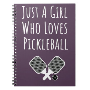 Pickleball Geschenke Mädchen Süß Rosa Kinder Notiz Notizblock