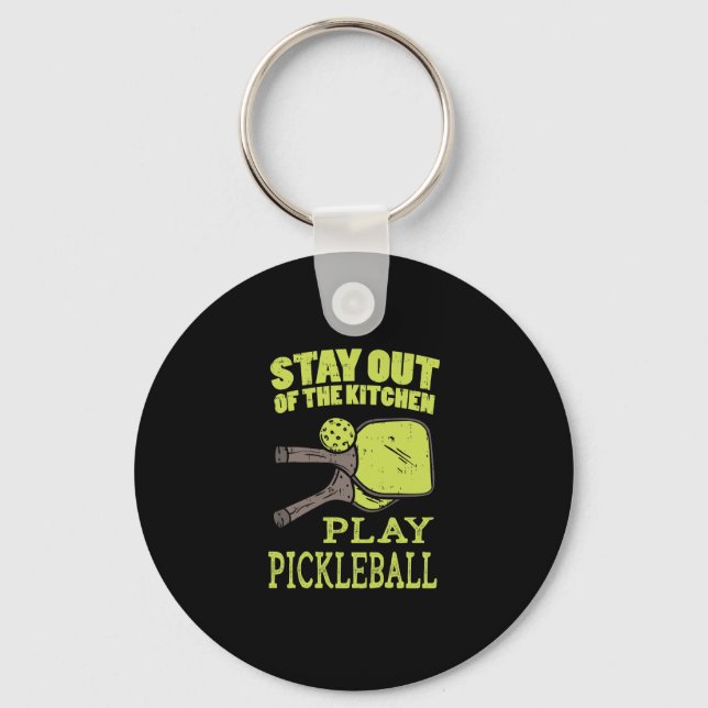 Pickleball-Geschenke Schlüsselanhänger (Vorderseite)