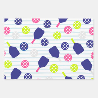 Pickleball-Geschenkpapier Geschenkpapier Set