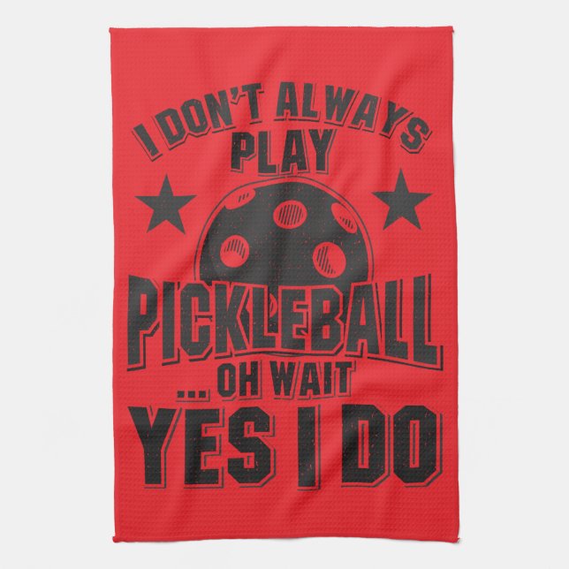 Pickleball Geschirrtuch (Vertikal)
