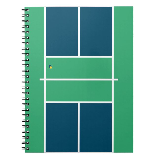 Pickleball Gift Notebook Notizblock (Vorderseite)