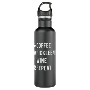 Pickleball Gift Pickleball Wiederholung Edelstahlflasche