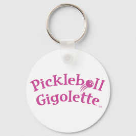 Pickleball Gigolette™ Swingrz Swag Court Jester Schlüsselanhänger