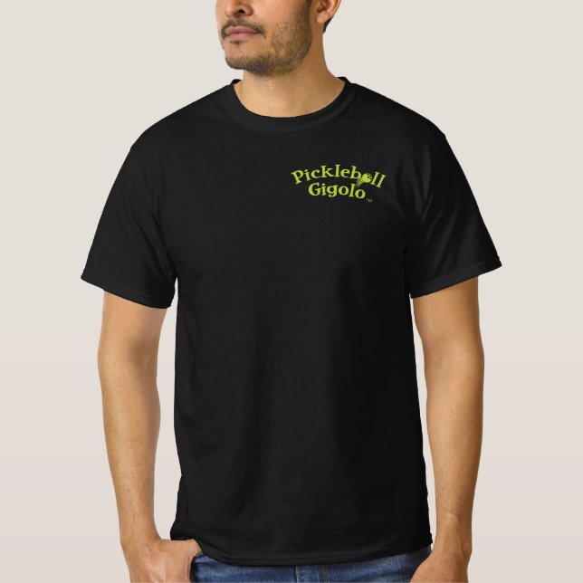 Pickleball Gigolo™ Swingrz Swag Total Player T-Shirt (Vorderseite)
