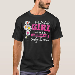 Pickleball Girl Funny Pickleball Spieler Motte T-Shirt