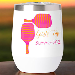 Pickleball Girls Trip Rosa Orange Custom