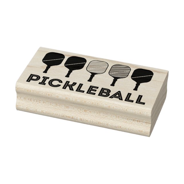 Pickleball Gummistempel (Stempel)