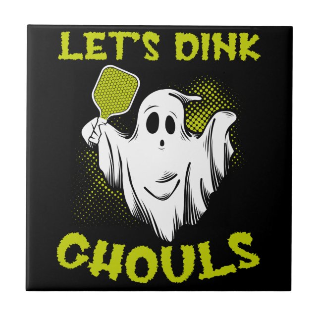 Pickleball Halloween Kostüm Pickleball Lover Tric Fliese (Vorderseite)