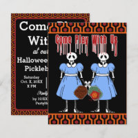 Pickleball Halloween Kostüme Party Horror Twins
