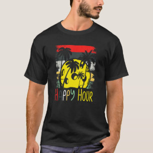 Pickleball Happy Hour Rige Pickleball Player Suns T-Shirt
