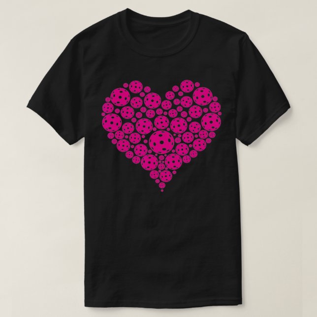 Pickleball Heart Pickleball Game Marker Players  T-Shirt (Design vorne)