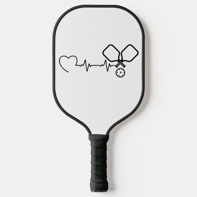 Pickleball Heartbeat-Paddel Pickleball Schläger (Vorderseite)