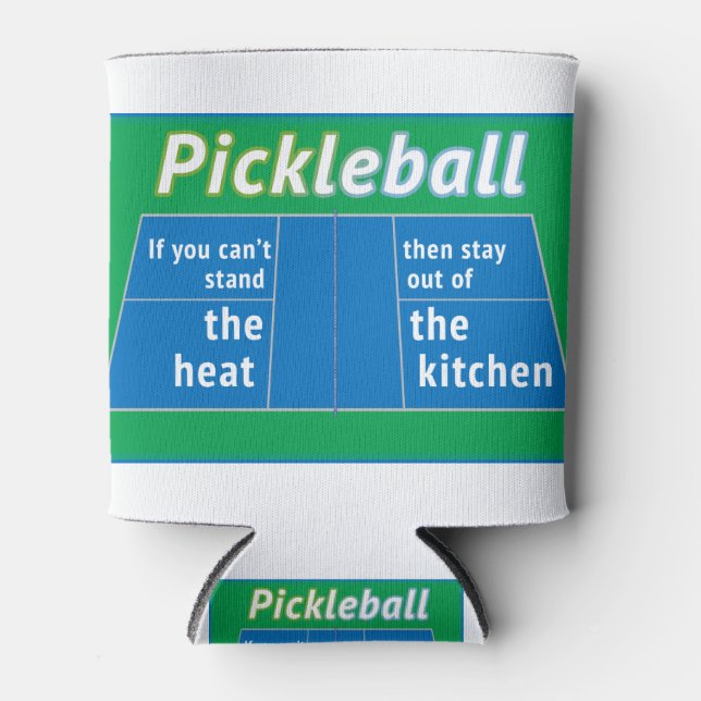Pickleball Heat Kitchen Dosenkühler (Vorderseite)