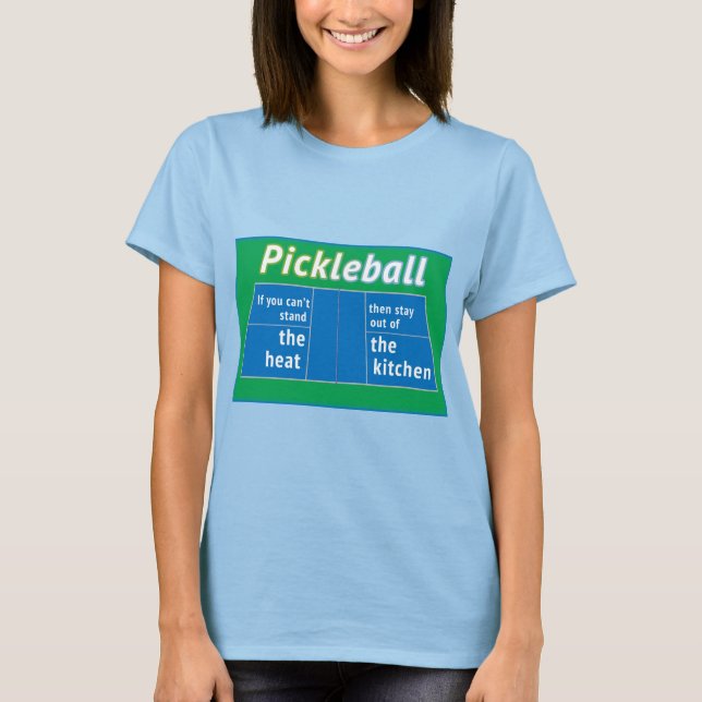 Pickleball Hefe Küche T-Shirt (Vorderseite)