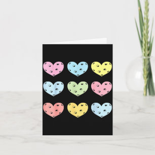 Pickleball Herz Valentinstag Pickleball Liebhaber Karte