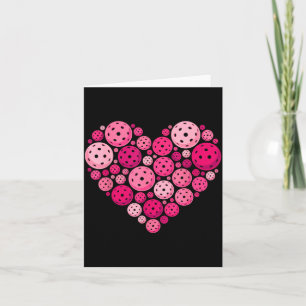 Pickleball Herz Valentinstag Pickleball Liebhaber Karte