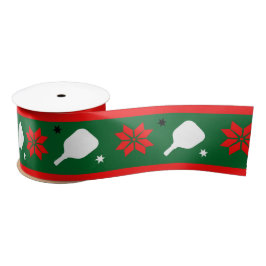 Pickleball Holiday Delight Satinband