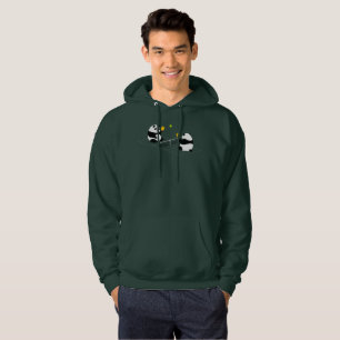 Pickleball Hoodie: "Pickleball Pandas" (Grün) Hoodie