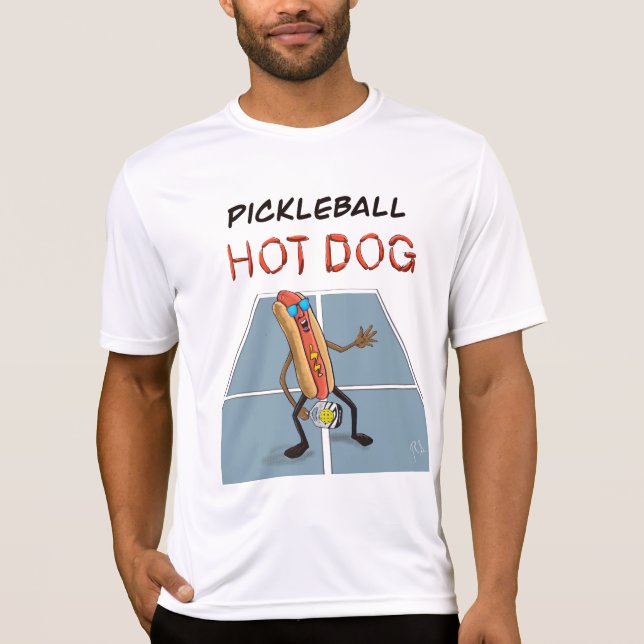 Pickleball Hotdog T-Shirt (Vorderseite)