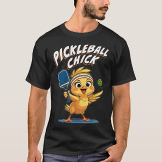 Pickleball Huhn - Lustiger Süßer Spieler Für Fraue T-Shirt