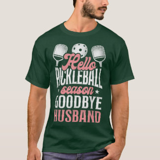 Pickleball Husband Ehefrau Ehe Hallo Pickleball T-Shirt