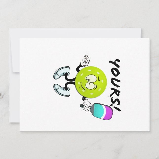 Pickleball: Ihr Feiertagskarte (Vorderseite)